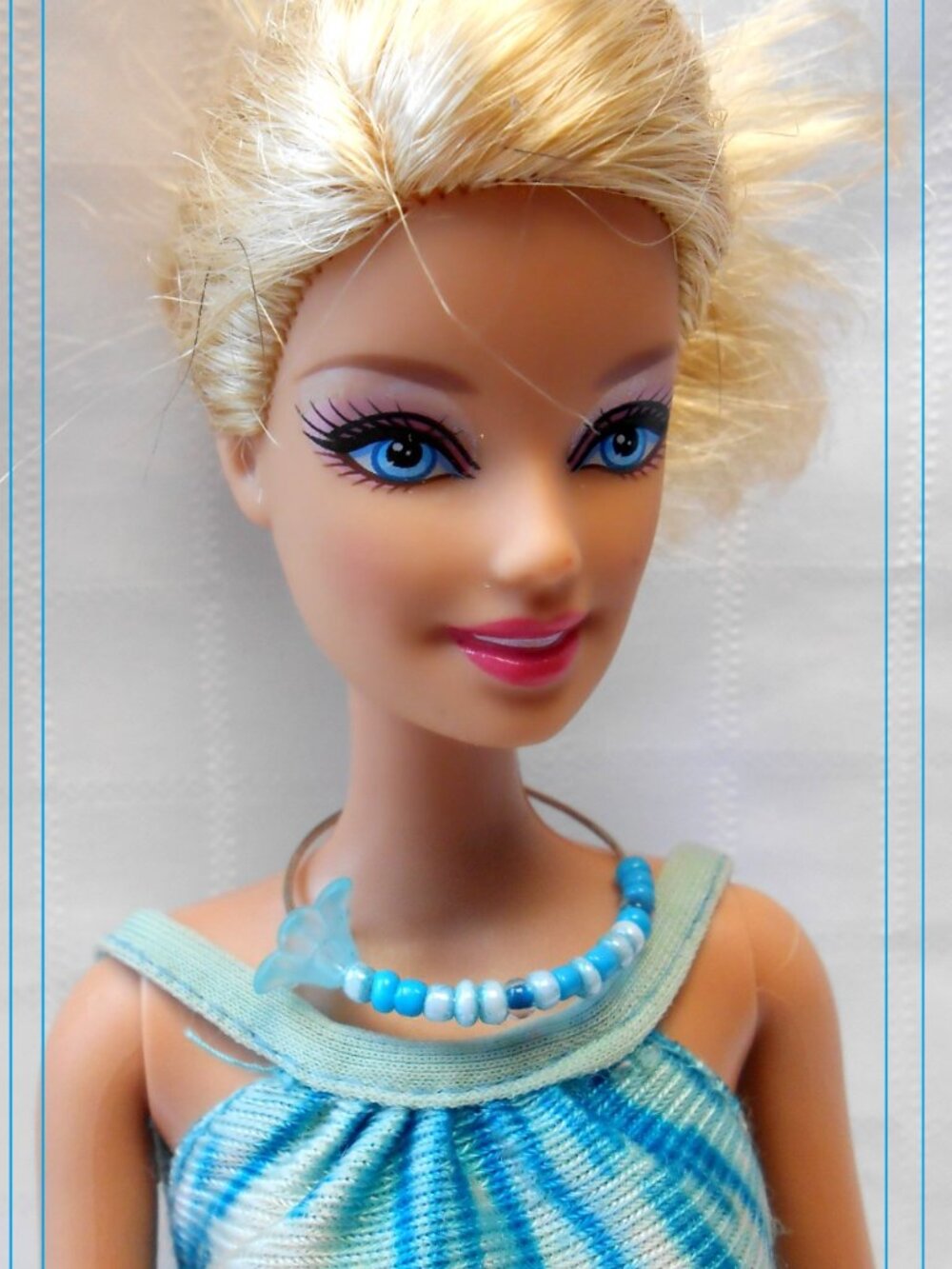 No14 : Set of six handmade necklaces for Barbie or 18-inch dolls